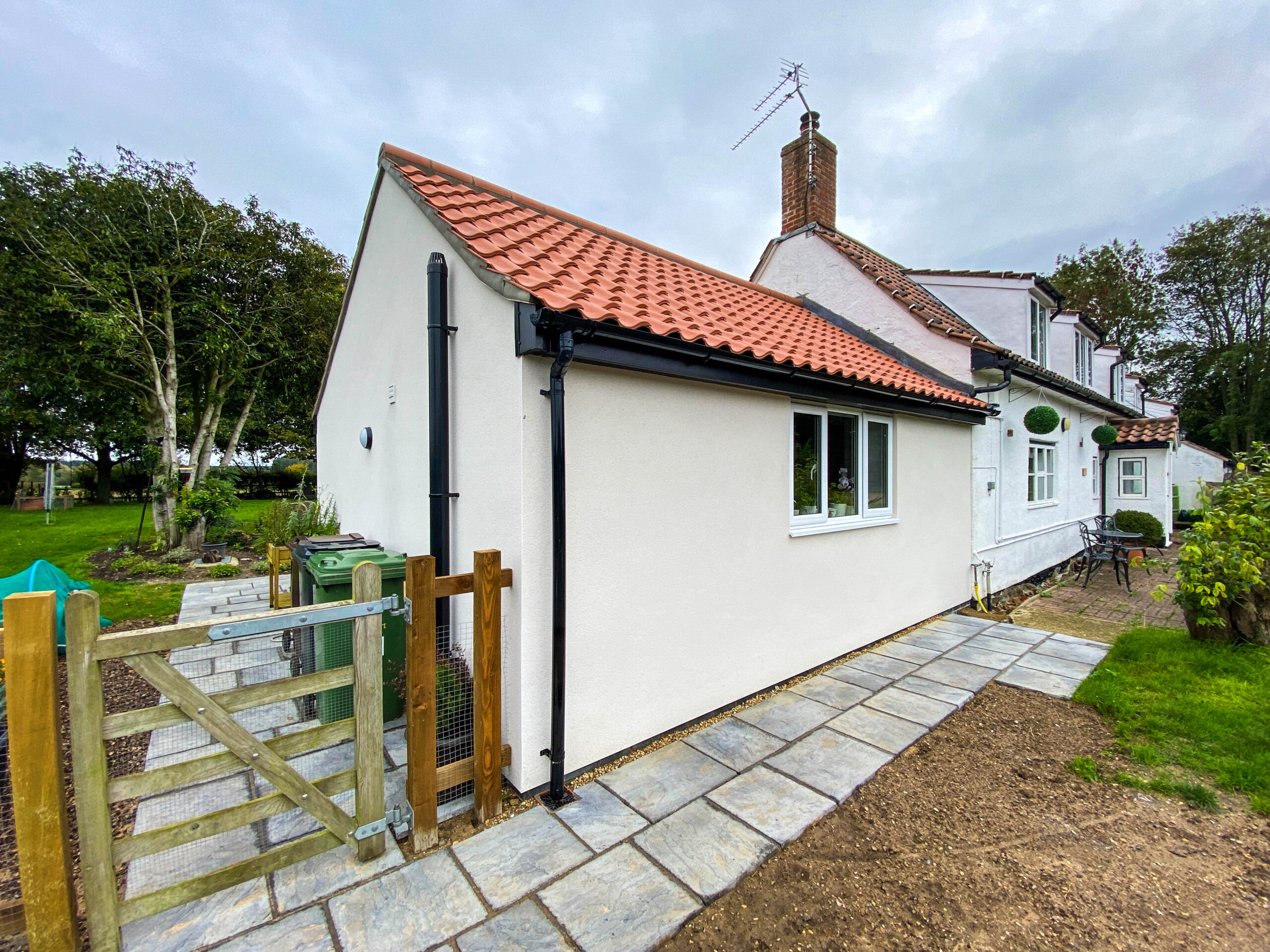 Extension for a lovely cottage in Wretham, Norfolk.